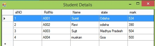 Student Details